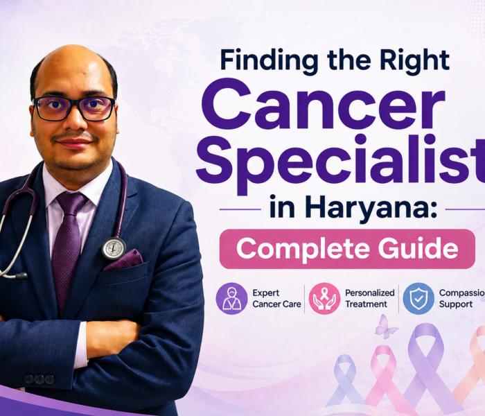 Dr. Keshav Garg, Medical Oncologist in Haryana, featured in a guide on choosing the right cancer specialist in Rewari and Rohtak for personalized cancer treatment and expert oncology care.